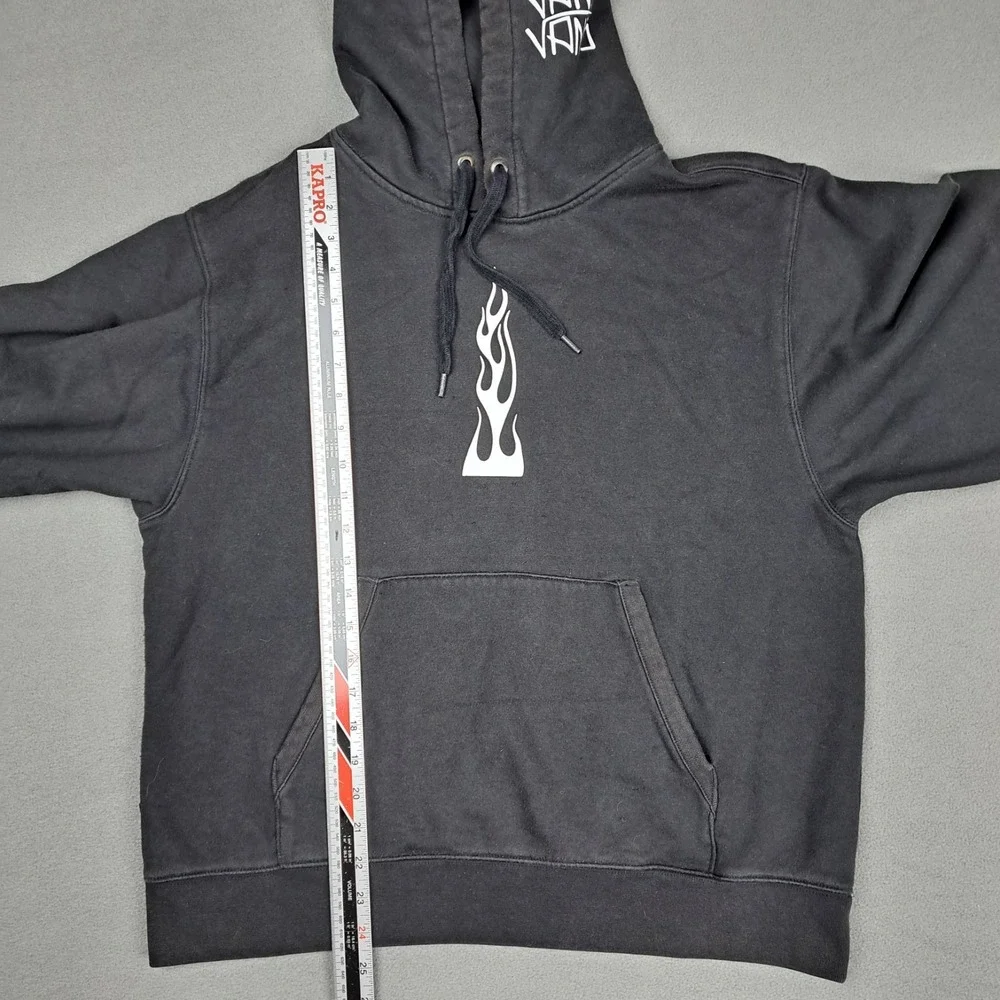 Vans Elijah Berle Hoodie Mens Small Black Loose Fit Sweater Skater Grunge Street